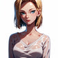 Android 18 Anime Style / Image Pack / 67 Pictures