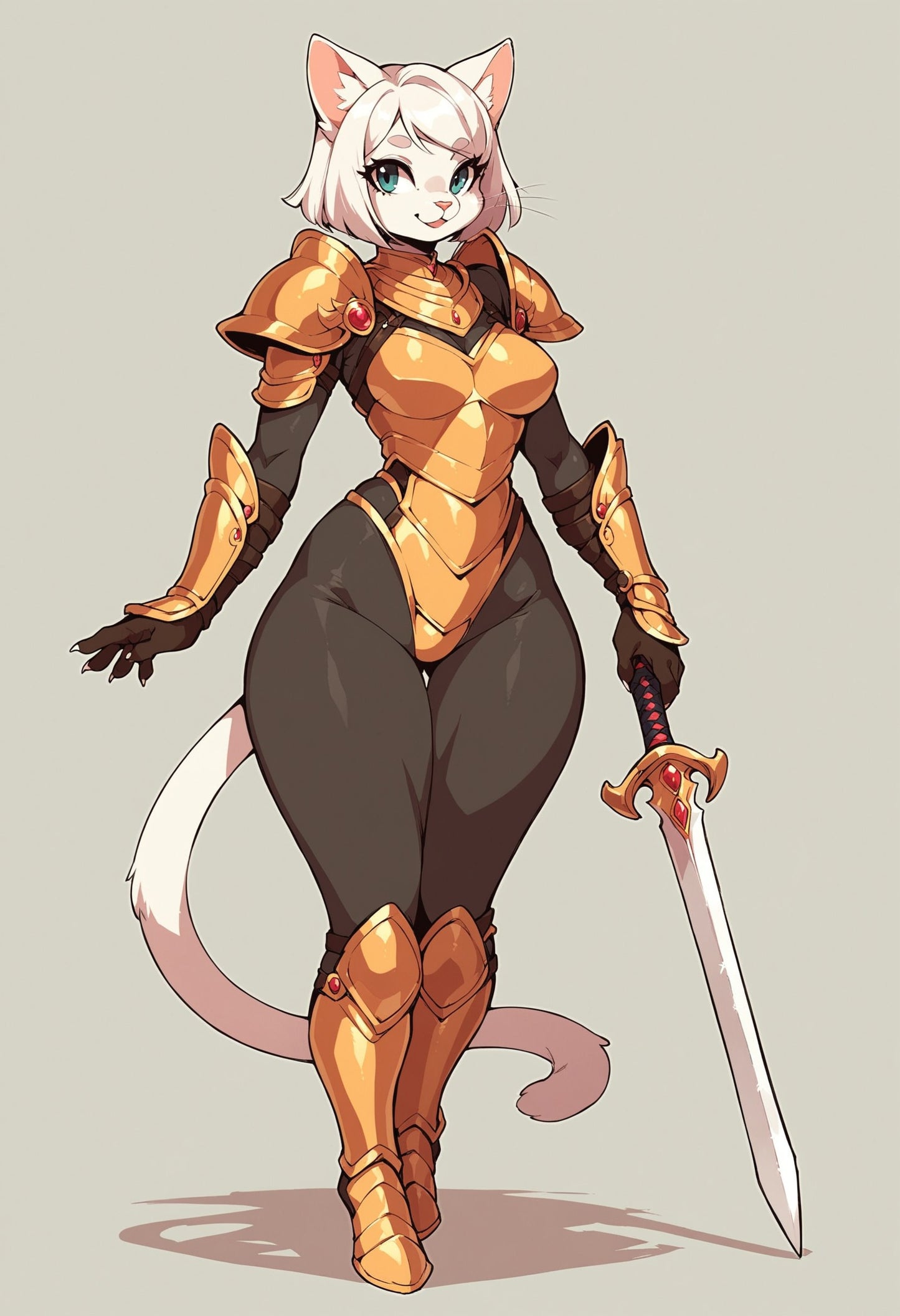 Furry Girls in Armor / Image Pack / 30 Pictures