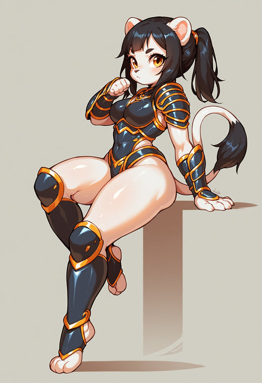 Furry Girls in Armor / Image Pack / 30 Pictures