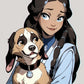 Katara with Animals / Image Pack / 40 Pictures