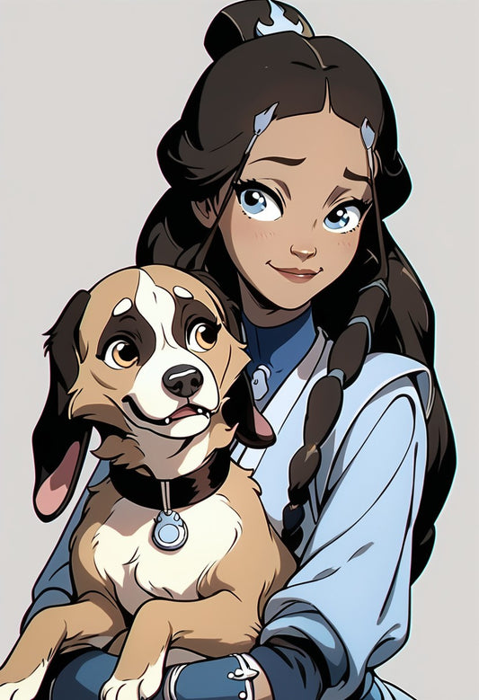 Katara with Animals / Image Pack / 40 Pictures