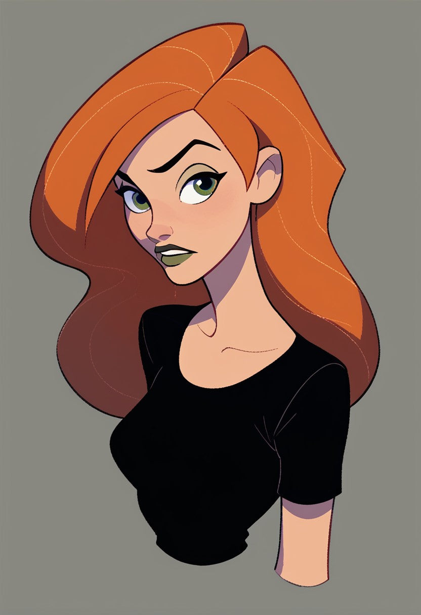 Kim Possible Cartoon Style / Image Pack / 60 Pictures