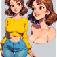 Mommy Disney Style / Image Pack / 25 Pictures